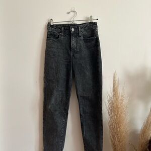 Old Navy Dark Gray/Light Black Straight Leg Jeans
